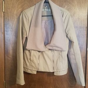 Indigo Saints Faux Leather Jacket